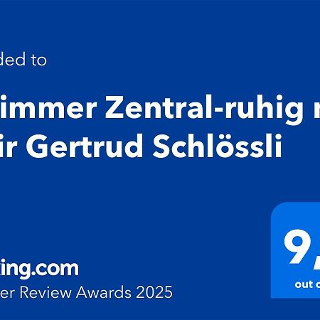 2 Zimmer Zentral-Ruhig Mit Flair Gertrud Schloessli St. Gallen Ngoại thất bức ảnh